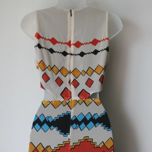 Zara Dresses Zara Colorful Abstract Dress Poshmark